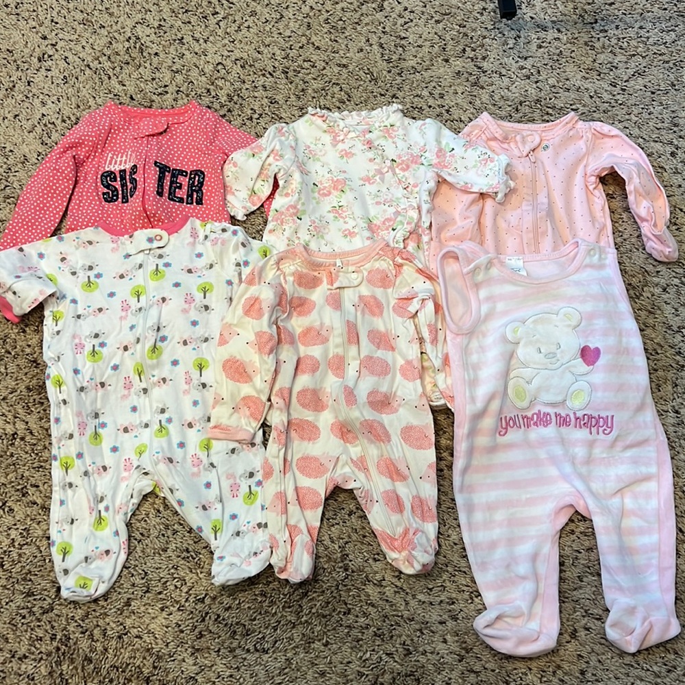 Baby onesie pajama bundle newborn